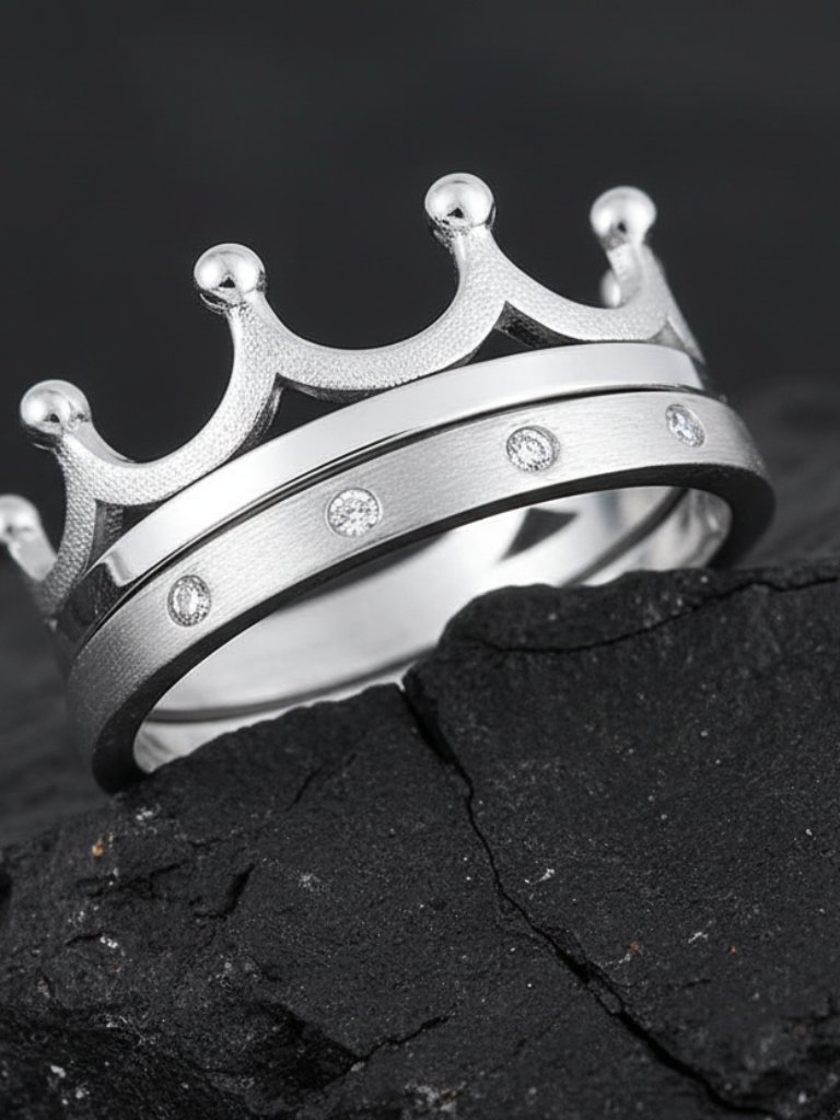 Crown Ring Sterling Silver Ring